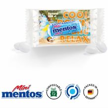 Werbeträger Mentos Mini Kaudragee Rolle, Mint (weiß) (Art.-Nr. CA980458)