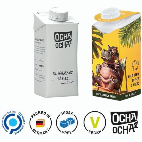 Drink Pack small Ocha-Ocha® schwarzer Kaffee (Art.-Nr. CA987520) - Ocha-Ocha® Cold Brew Kaffee aus 100 ...