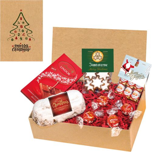 Happy Christmas No. 3 Natur (Art.-Nr. CA148062) - 1 Gourmet-Christstollen 200 g, 1 Beutel...