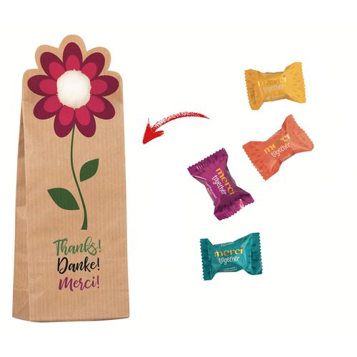 Flower Bag "Danke" (Art.-Nr. CA155269) - 1 original Flower Bag mit Standard-Druck...