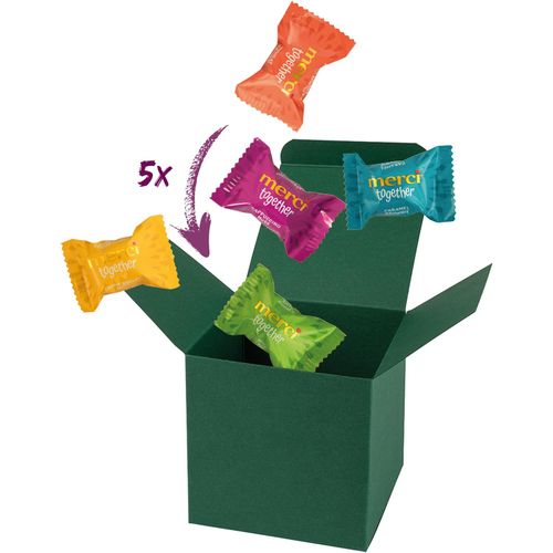 Color Box Merci together (Art.-Nr. CA172388) - 1 ColorBox Dunkelgrün, gefüllt mit...