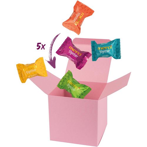Color Box Merci together (Art.-Nr. CA204222) - 1 ColorBox Rosa, gefüllt mit 5 Merc...