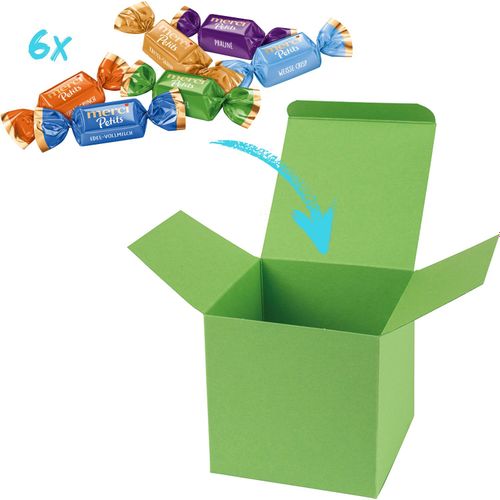 Color Merci Mini-Box (Art.-Nr. CA206537) - 1 ColorBox Hellgrün, gefüllt mit 6 Mer...