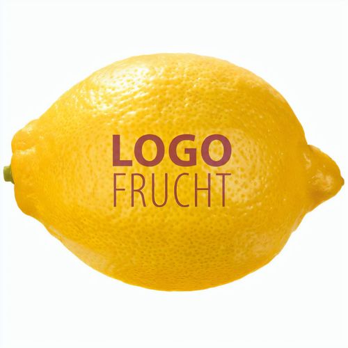 LogoFrucht Zitrone (Art.-Nr. CA233876) - 1 Qualitäts-Zitrone, inkl. LOGOFrucht-D...