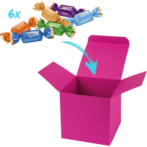 Color Merci Mini-Box (Art.-Nr. CA237108) - 1 ColorBox Pink, gefüllt mit 6 Merci-Ch...