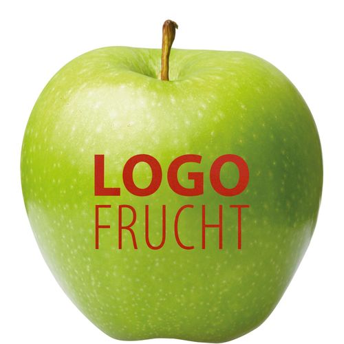LogoFrucht Apfel grün (Art.-Nr. CA246453) - 1 Qualitäts-Apfel grün, inkl. LOGOFruc...