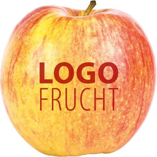 LogoFrucht Apfel rot (Art.-Nr. CA295316) - 1 Qualitäts-Apfel rot, inkl. LOGOFrucht...