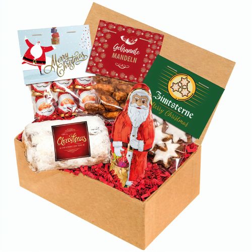 Happy Christmas No. 1 Natur (Art.-Nr. CA318812) - 1 Gourmet-Christstollen 80 g, 1 Beutel...