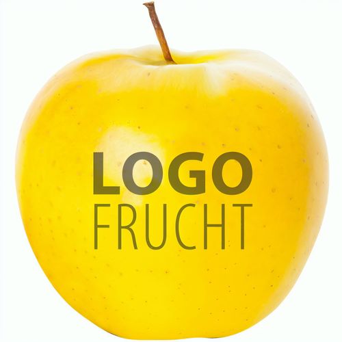 LogoFrucht Apfel gelb (Art.-Nr. CA416279) - 1 Qualitäts-Apfel gelb, inkl. LOGOFruch...