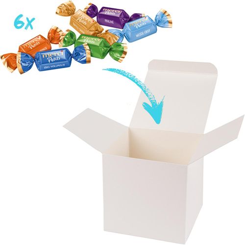 Color Merci Mini-Box (Art.-Nr. CA430811) - 1 ColorBox Weiß, gefüllt mit 6 Merci-C...