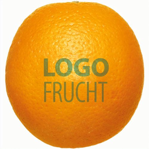 LogoFrucht Orange (Art.-Nr. CA455570) - 1 Qualitäts-Orange, inkl. LOGOFrucht-Dr...