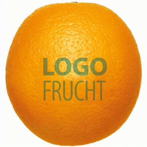 LogoFrucht Orange (Art.-Nr. CA455570) - 1 Qualitäts-Orange, inkl. LOGOFrucht-Dr...