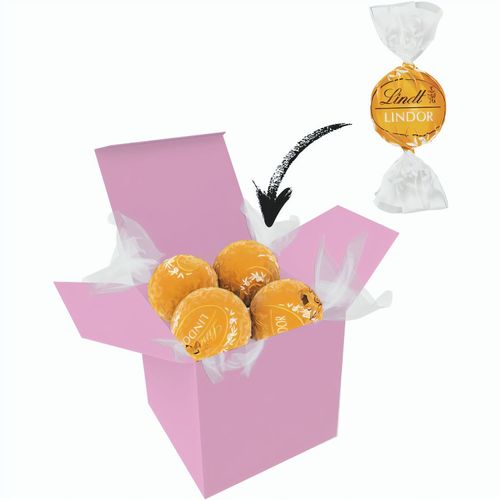 Color Lindor Box (Art.-Nr. CA643155) - 1 ColorBox Rosa gefüllt mit 4 Lind...