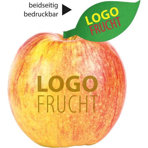 LogoFrucht Apfel rot (Art.-Nr. CA687933) - 1 Qualitäts-Apfel rot inkl. LOGOFrucht-...