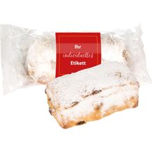 Mini Gourmet Stollen individuell (weiß) (Art.-Nr. CA736941)