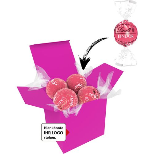 Color Lindor Box (Art.-Nr. CA739413) - 1 ColorBox Pink gefüllt mit 4 Lind...