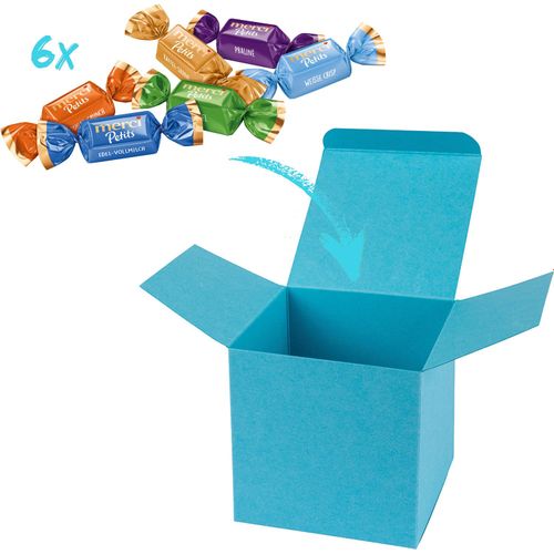 Color Merci Mini-Box (Art.-Nr. CA785446) - 1 ColorBox Hellblau, gefüllt mit ...
