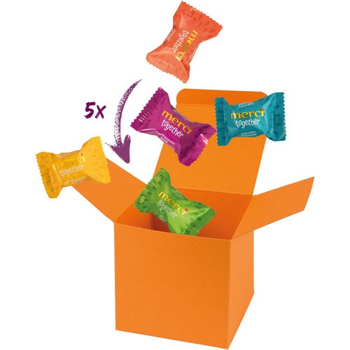 Color Box Merci together (Art.-Nr. CA801038) - 1 ColorBox Orange, gefüllt mit 5 Merc...