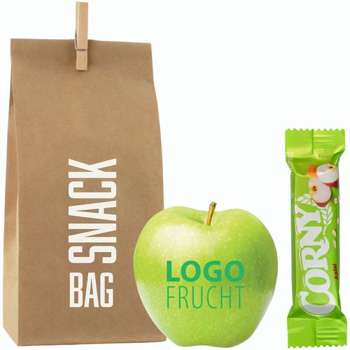 LogoFrucht Energy Bag (Art.-Nr. CA808688) - 1 Qualitäts-Apfel (Farbe nach Wahl...