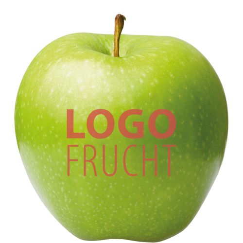 LogoFrucht Apfel grün (Art.-Nr. CA809853) - 1 Qualitäts-Apfel grün, inkl. LOGOFruc...