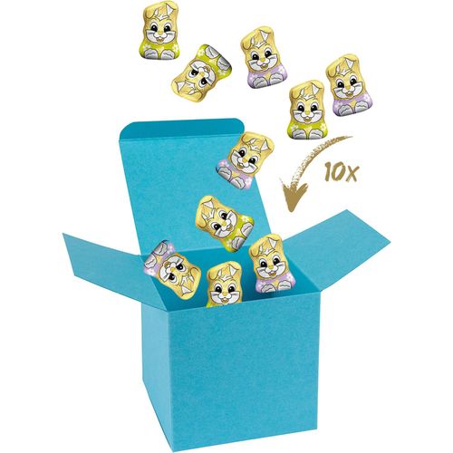 ColorBox Mini Gold Bunny (Art.-Nr. CA823542) - 1 ColorBox Hellblau gefüllt mit 1...