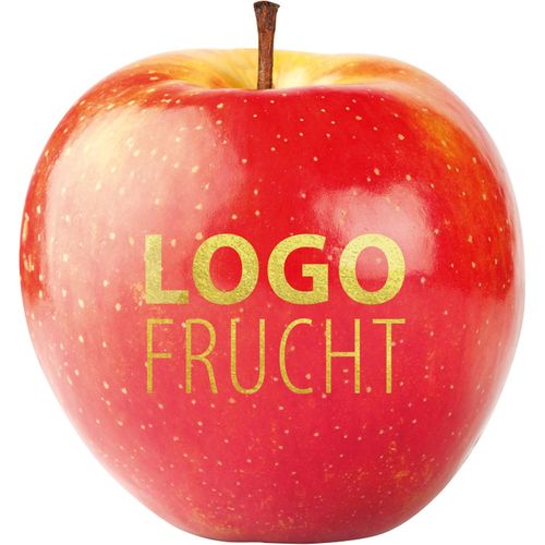 LogoFrucht Apfel rot (Art.-Nr. CA838780) - 1 Qualitäts-Apfel rot, inkl. LOGOFrucht...