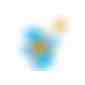 Color Lindor Box (Art.-Nr. CA852837) - 1 ColorBox Hellblau gefüllt mit 4 Lindt...
