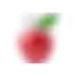 Apfel rot mit Apfelblatt 4c (Art.-Nr. CA924266) - 1 Qualitäts-Apfel rot inkl. Apfelblat...