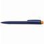 Kugelschreiber Zeno high gloss (dunkelblau / hellorange) (Art.-Nr. CA001560)