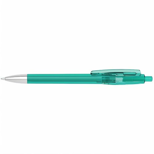 Kugelschreiber Klix transparent Mn (Art.-Nr. CA013474) - Der Klix transparent Mn ist ein Druckkug...