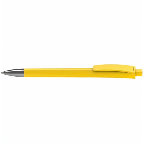 Kugelschreiber Qube high gloss Mn (Art.-Nr. CA034114) - Der Qube high gloss Mn ist ein Druckkuge...