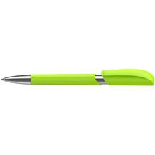 Kugelschreiber Push high gloss Mn (hellgrün) (Art.-Nr. CA038616)