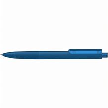 Kugelschreiber Tecto softtouch/transparent (softtouch mittelblau/blau transparent) (Art.-Nr. CA052793)