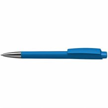 Kugelschreiber Zeno softtouch/high gloss Mn (softtouch hellblau/hellblau) (Art.-Nr. CA057191)