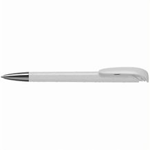 Kugelschreiber Jona structure/high gloss Mn (weiß) (Art.-Nr. CA089587)