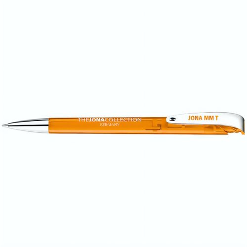 Kugelschreiber Jona transparent MMn (Art.-Nr. CA116554) - Der Jona transparent MMn ist ein Druckku...