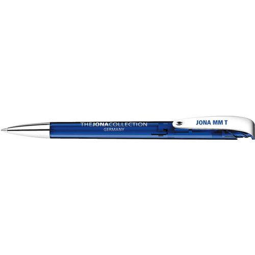Kugelschreiber Jona transparent MMn (Art.-Nr. CA175976) - Der Jona transparent MMn ist ein Druckku...
