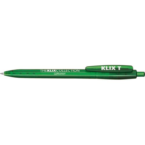 Kugelschreiber Klix transparent (Art.-Nr. CA178841) - Der Klix transparent ist ein Druckkugels...
