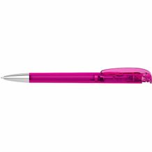 Kugelschreiber Jona transparent Mn (pink transparent) (Art.-Nr. CA214199)