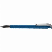 Kugelschreiber Jona structure/high gloss MMn (mittelblau) (Art.-Nr. CA227845)