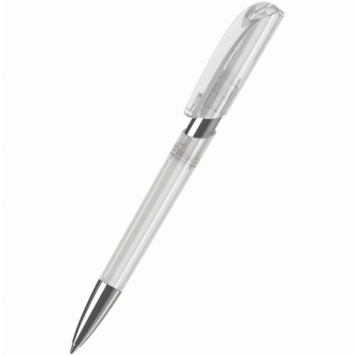 Kugelschreiber Push transparent Mn (Art.-Nr. CA261574) - Der Push transparent Mn ist ein Druckkug...