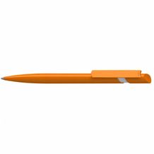Kugelschreiber Cava high gloss (hellorange / weiß) (Art.-Nr. CA298241)