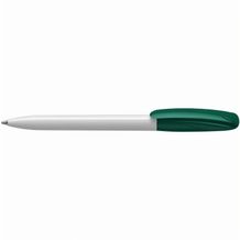 Kugelschreiber Boa high gloss (weiß / dunkelgrün) (Art.-Nr. CA330866)