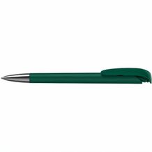 Kugelschreiber Jona softtouch/high gloss Mn (softtouch dunkelgrün / dunkelgrün) (Art.-Nr. CA341929)