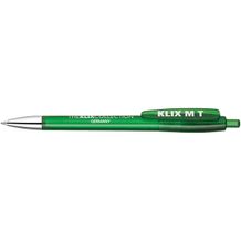 Kugelschreiber Klix transparent Mn (grün transparent) (Art.-Nr. CA365984)