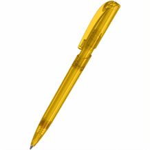Kugelschreiber Push transparent (sonnengelb transparent) (Art.-Nr. CA370452)