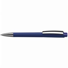 Kugelschreiber Zeno softtouch/high gloss MMn (softtouch dunkelblau/dunkelblau) (Art.-Nr. CA381940)