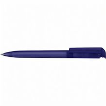 Kugelschreiber Trias softfrost/transparent (softfrost dunkelblau / dunkelblau transparent) (Art.-Nr. CA406642)