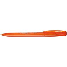 Kugelschreiber Cobra transparent (orange transparent) (Art.-Nr. CA407017)