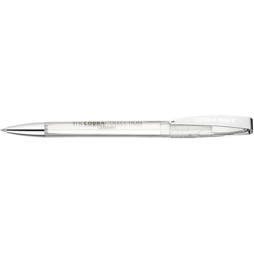 Kugelschreiber Cobra transparent MMn (Art.-Nr. CA415809) - Der Cobra transparent MMn ist ein...
